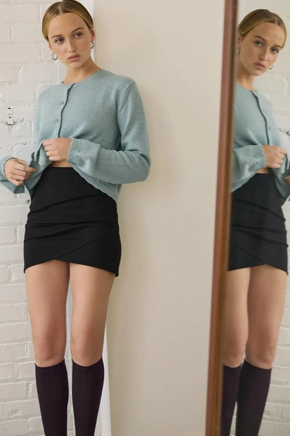 RACHEL Tulip Skirt - Black
