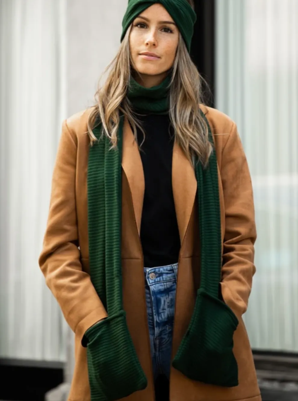 GIBOU Ribbed Scarf