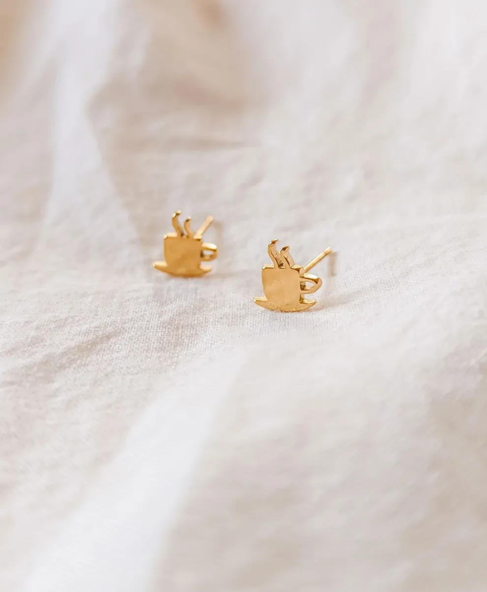 MIMI & AUGUST Arch Earrings - Gold