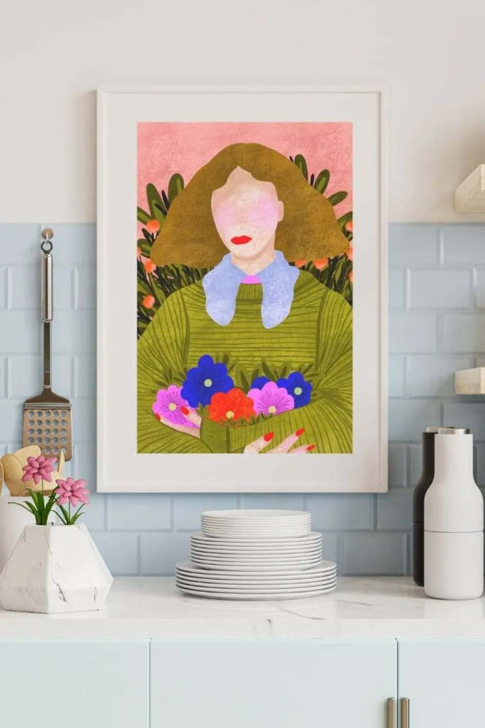 VIVIAN SOFIA Flowers in Ireland Poster