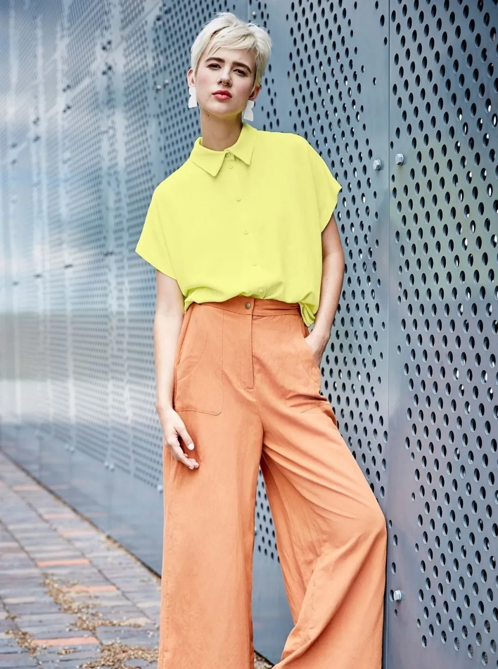 MELOW Iria Shirt - Lemon