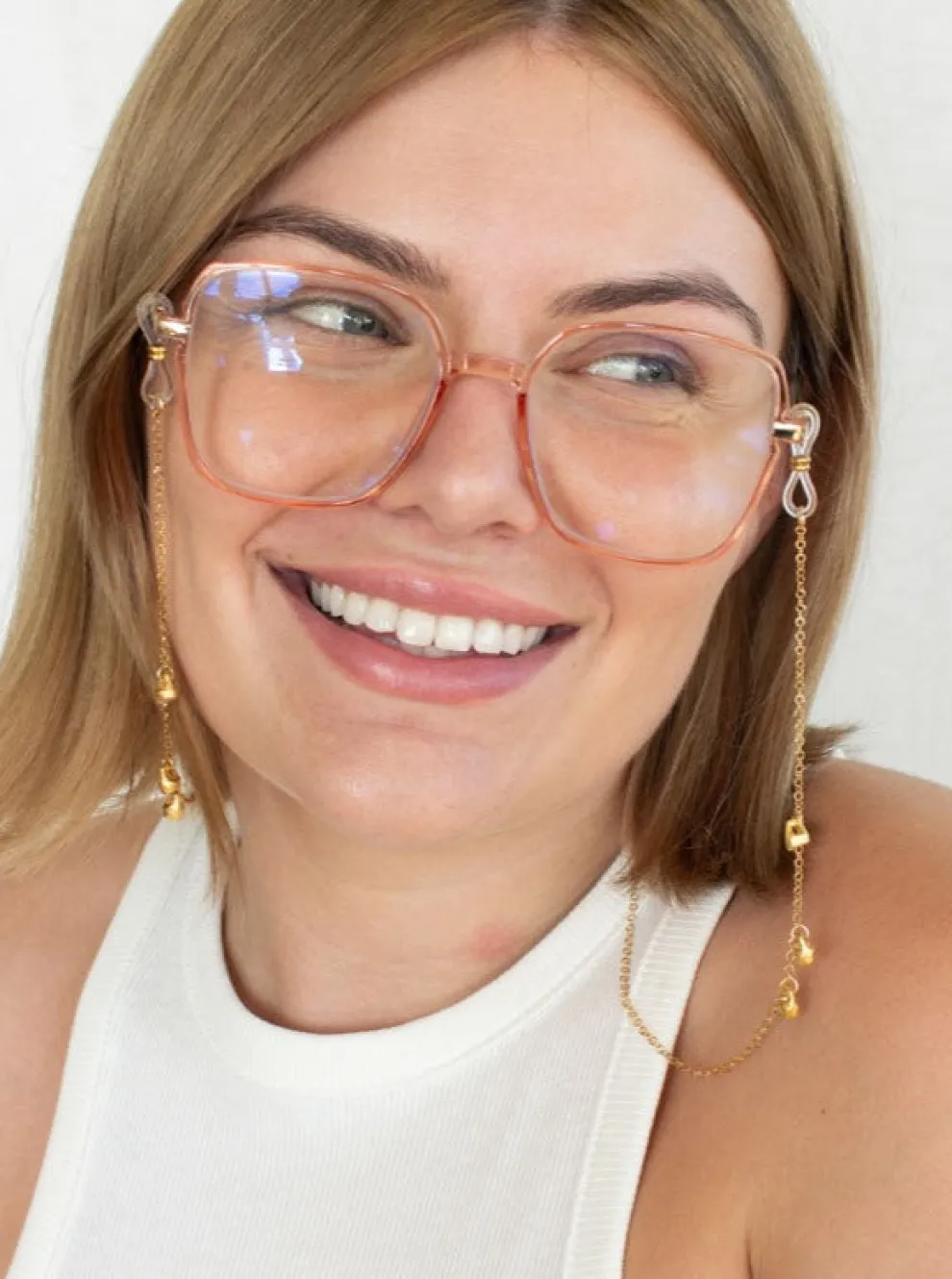 ANNE-MARIE CHAGNON Arlette Glasses Chain - Silver