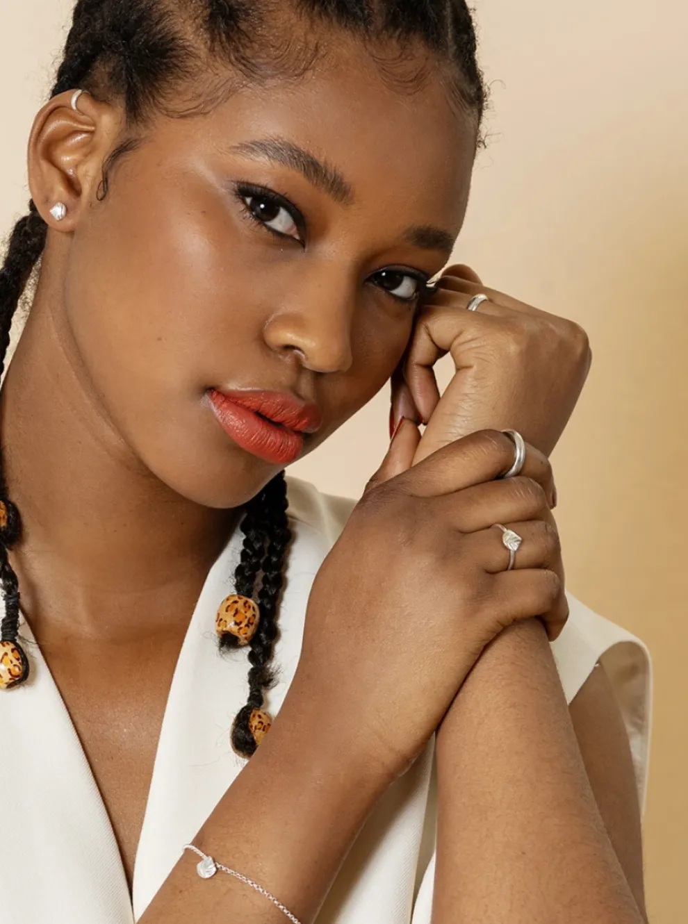 VÉRONIQUE ROY JWLS Regine Ring - Silver