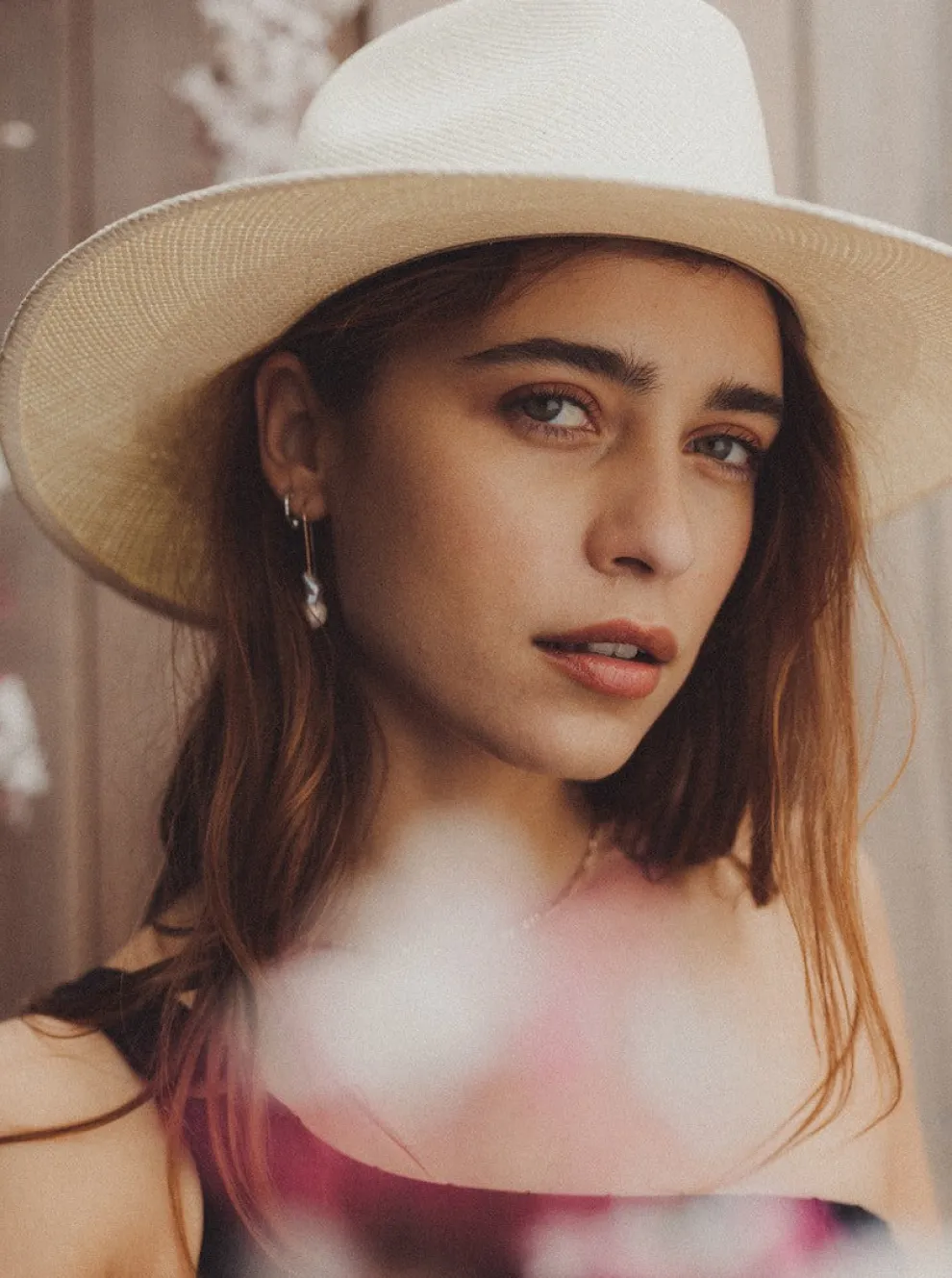 BRIXTON Harper Panama Hat - White