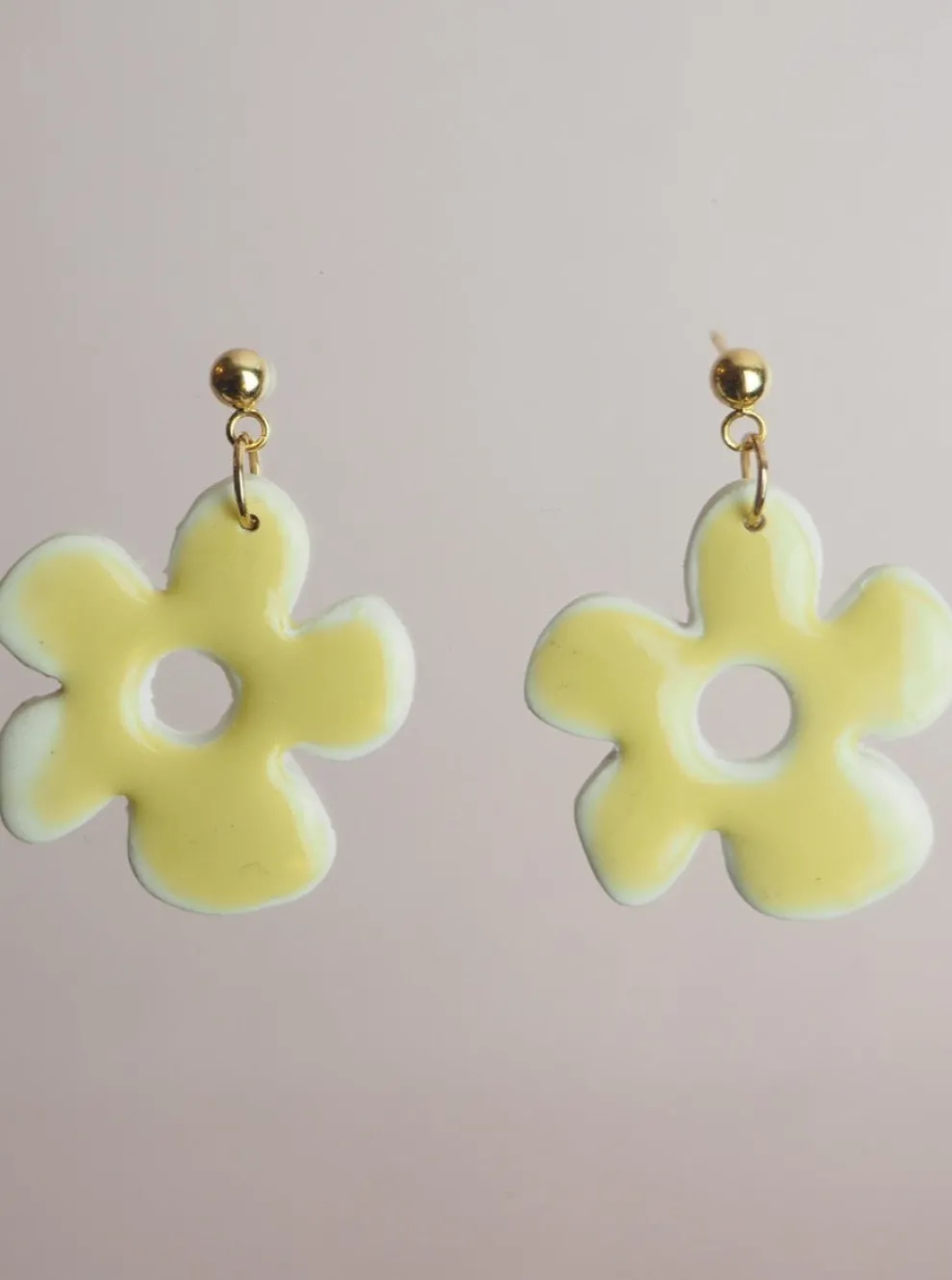 BON MATIN Bamboo Flower Earrings