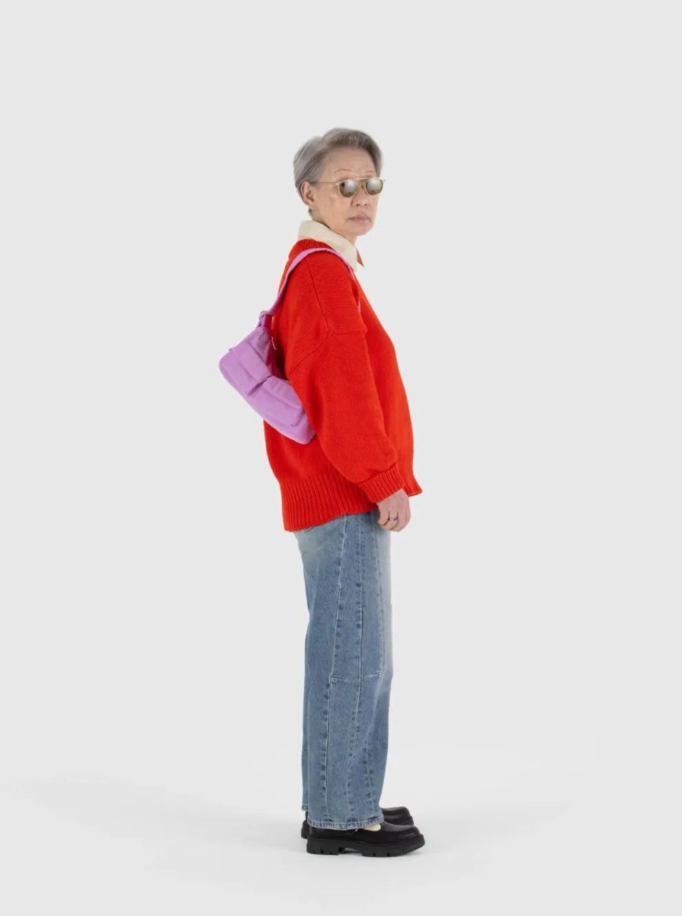 BAGGU Cargo Shoulder Bag - Peony
