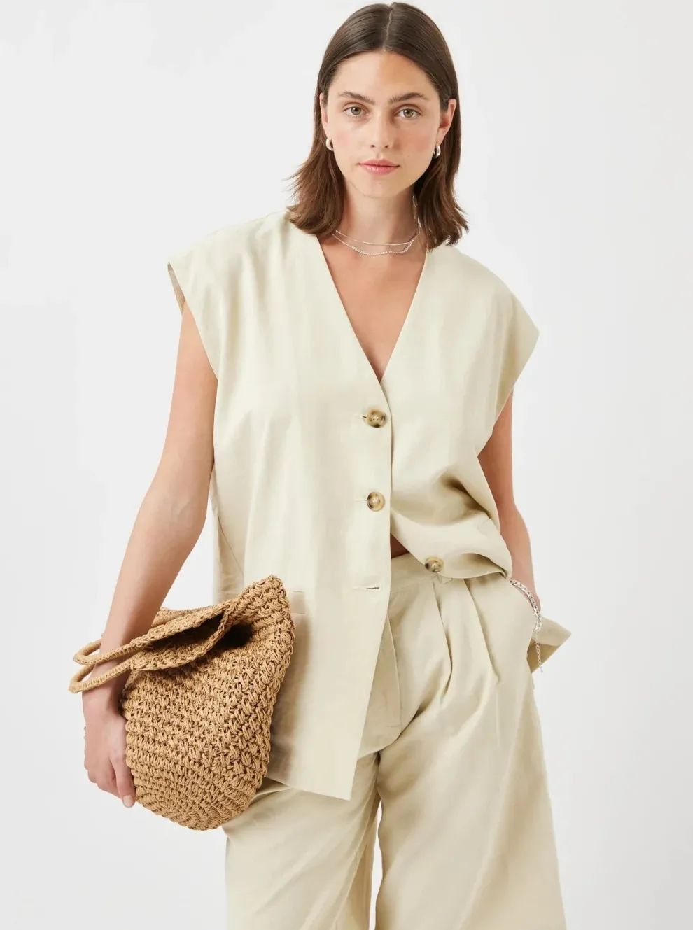 MINIMUM Freas Vest - Beige