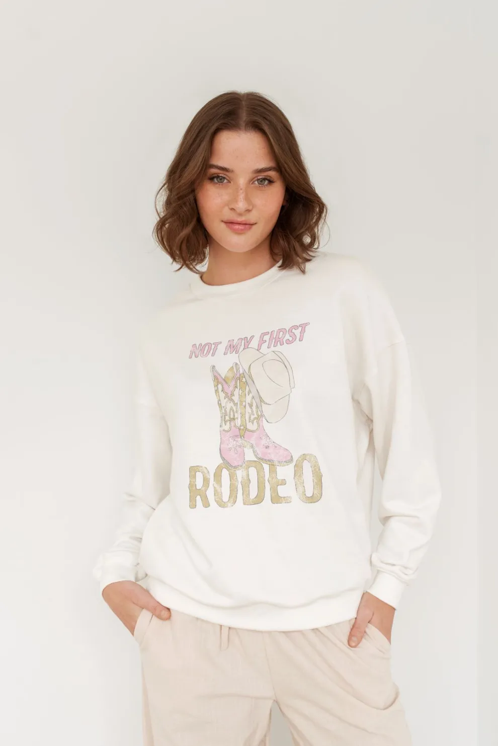 DAILYSTORY Crewneck Not My First Rodeo