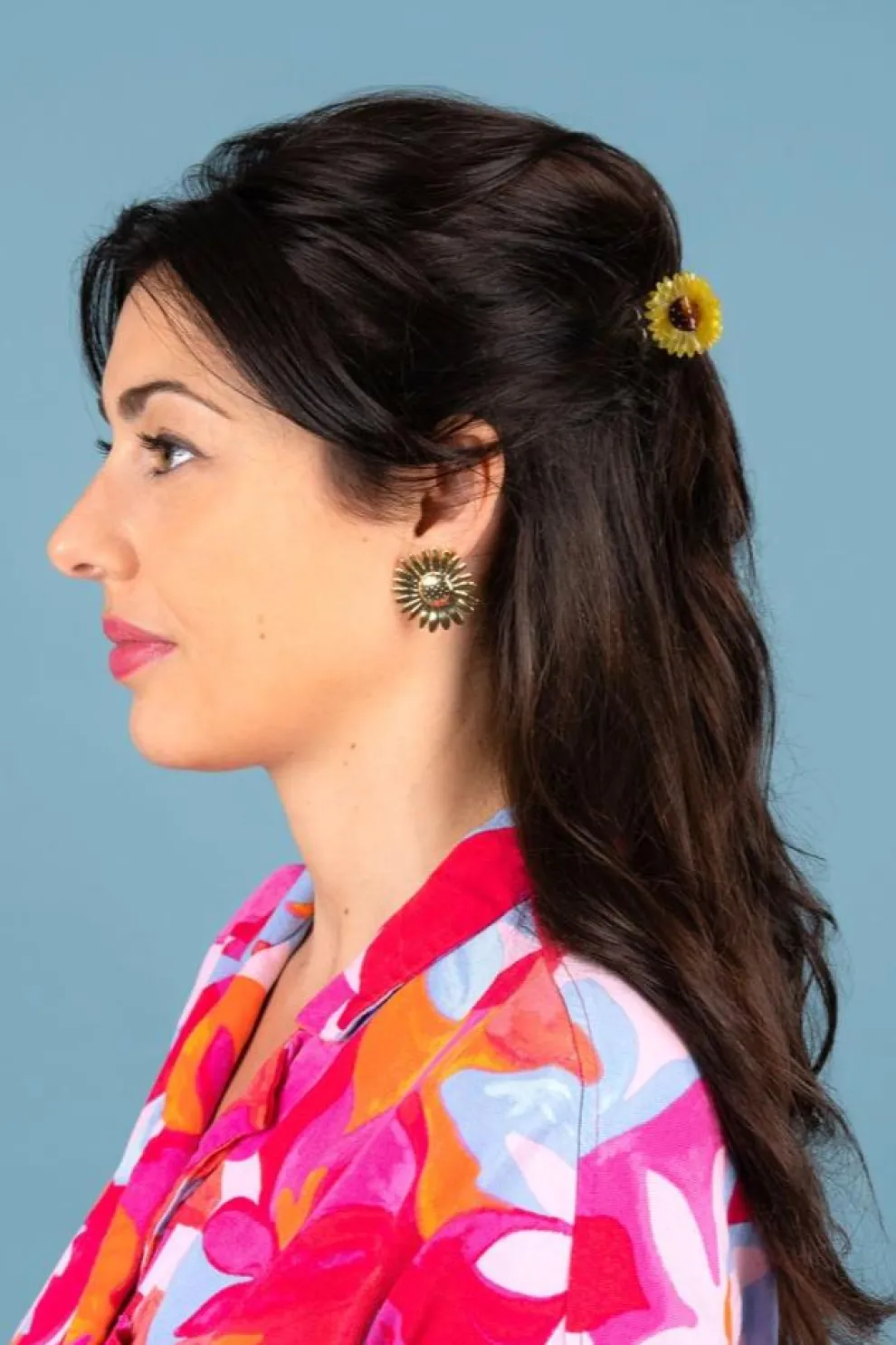 COUCOU SUZETTE Mini Hair Clip - Sunflower