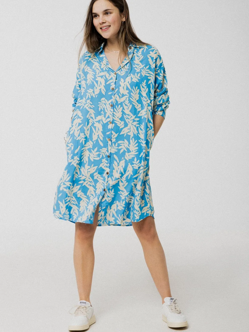 PINEAPPLE BANANAS Evelyne dress - Sky pattern