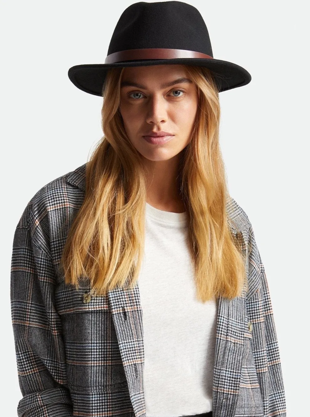 BRXITON Messer Fedora Hat - Black