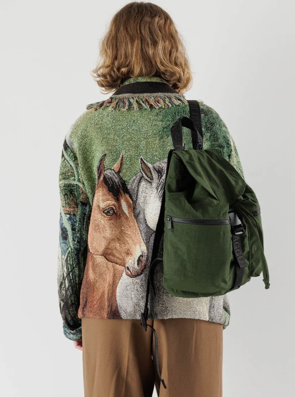 BAGGU Sports Backpack - Bay Laurel