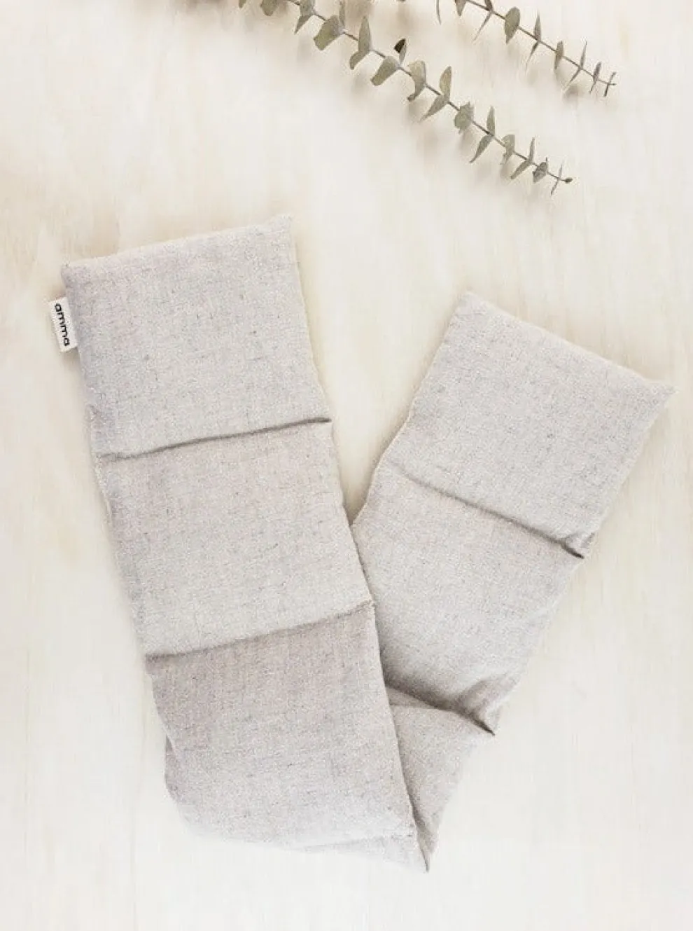 AMMA THERAPIE Heating Cushion for Shoulders - Hemp and Organic Cotton Sand