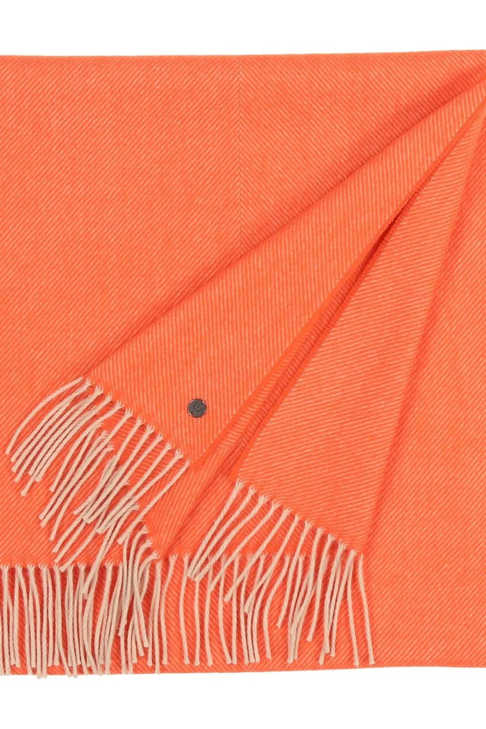 FRAAS Herringbone Pattern Wool Scarf