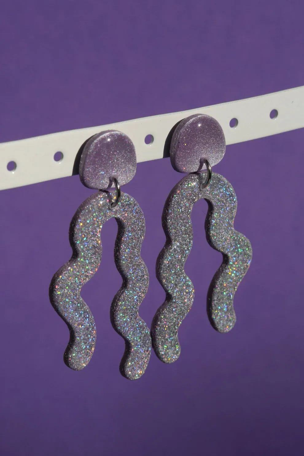 CROCODILE AGILE Gabie Earrings - Serpentine Glitter