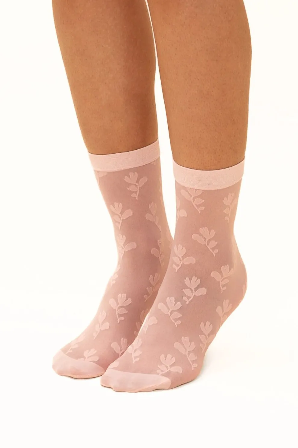 RACHEL Floral Transparent Socks