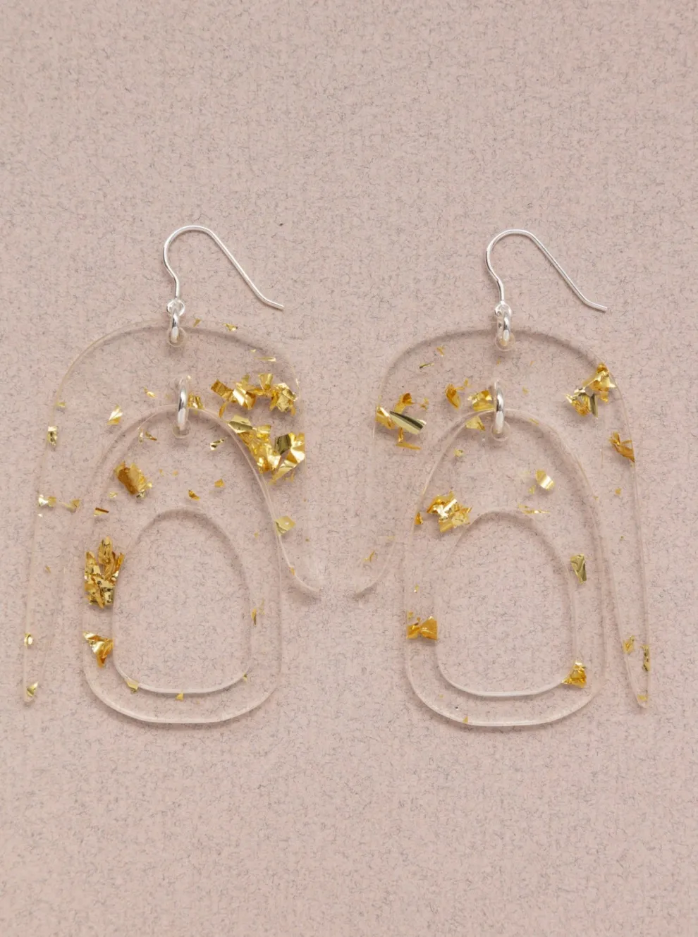 WARREN STEVEN SCOTT Salisse Chandelier Earrings - Gold Sequin