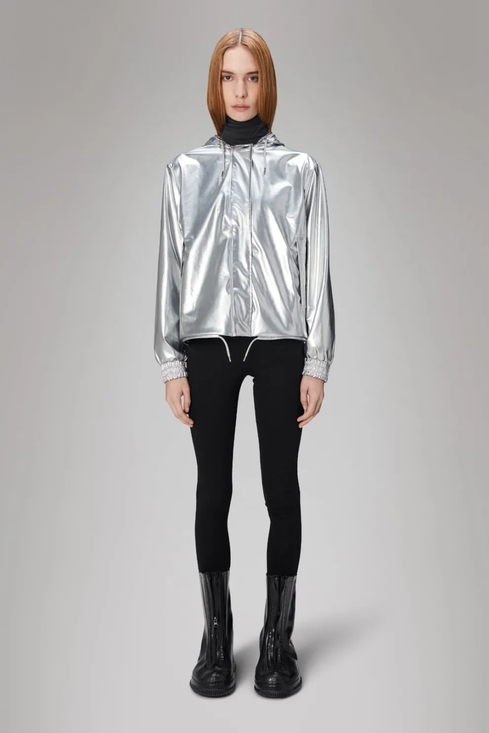 RAINS Waterproof String Jacket - Mirror