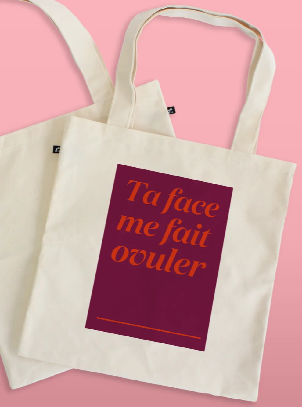 OUI MANON Sac Tote Bag - Ta face me fait ovuler