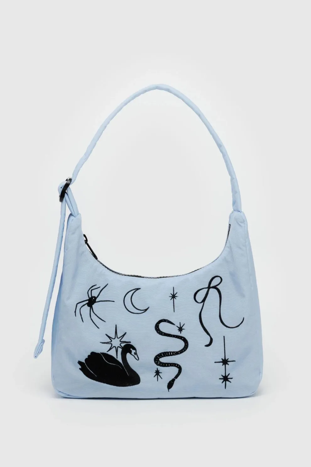BAGGU Nylon Mini Shoulder Bag - Embroidered Ballet Icons