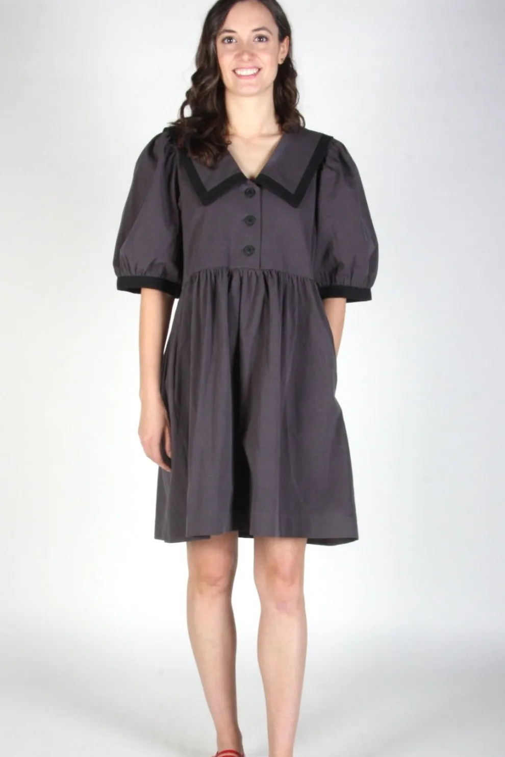 BIRDS OF NORTH AMERICA Fulvetta Dress - Iron