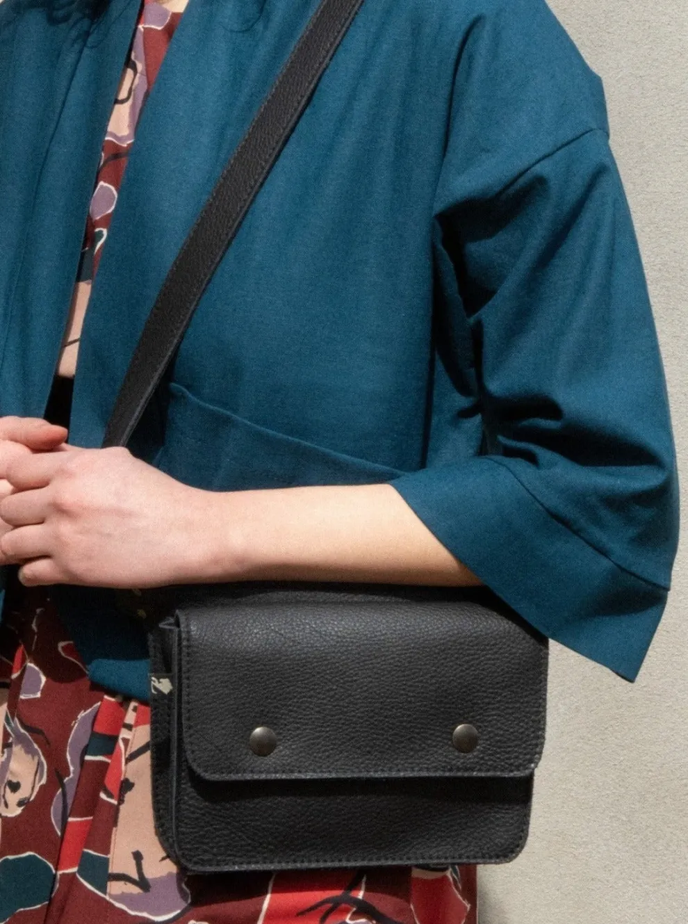 KAZAK Hatley Clutch Bag Black