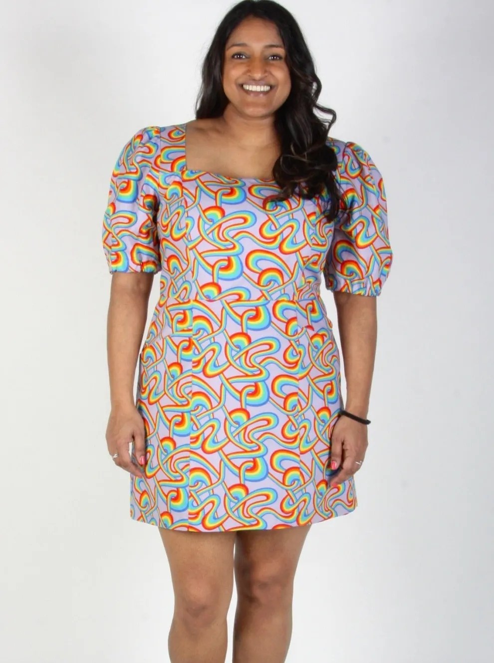 BIRDS OF NORTH AMERICA Robe Timber Doodle - Lavande & Bleu