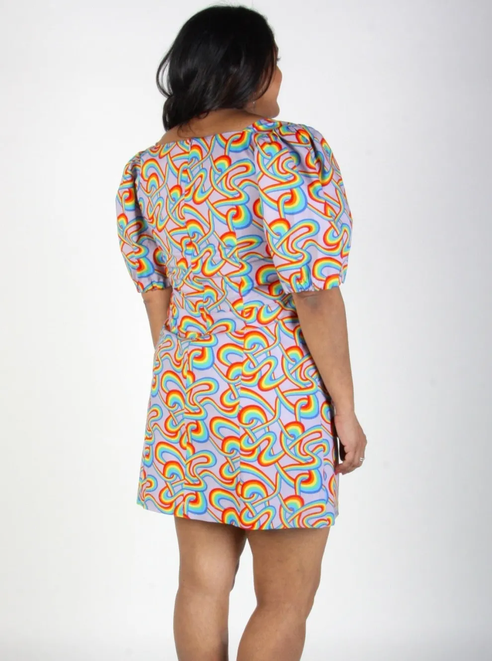 BIRDS OF NORTH AMERICA Robe Timber Doodle - Lavande & Bleu