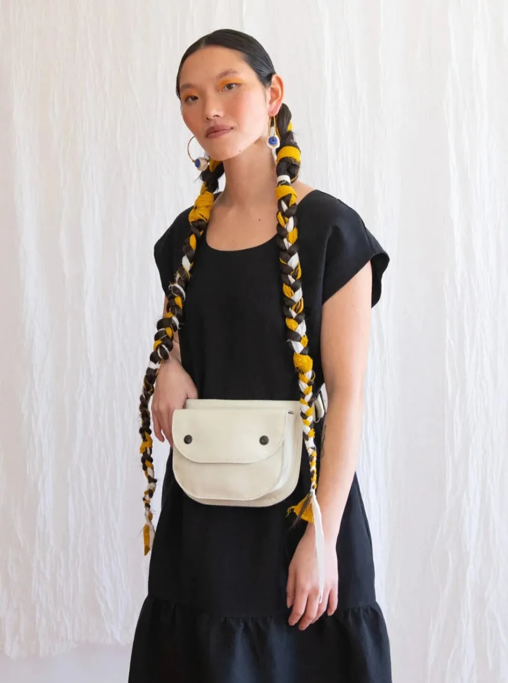 KAZAK Amaru Clutch Bag - Ivory