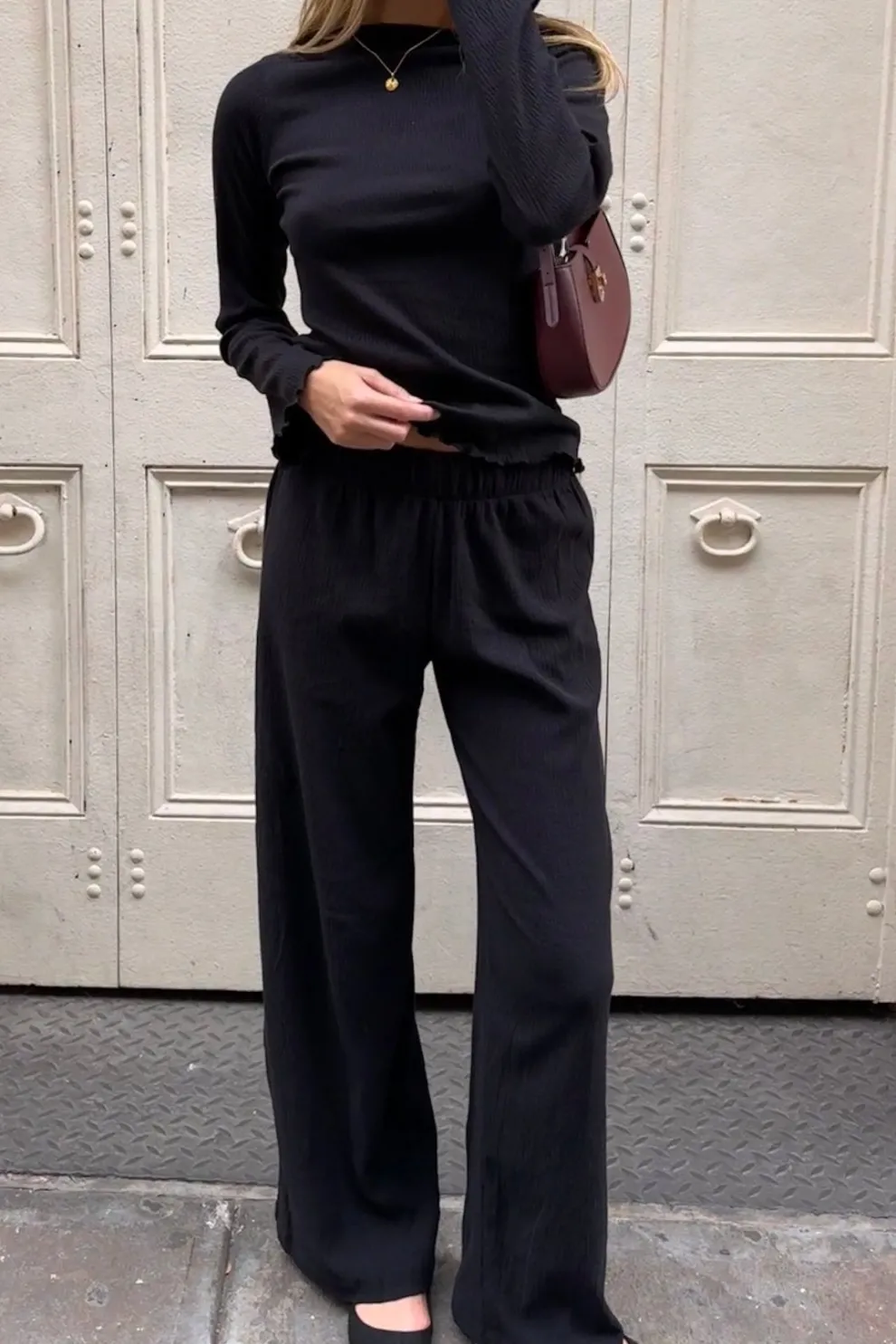 DAILYSTORY Nora Pants - Black