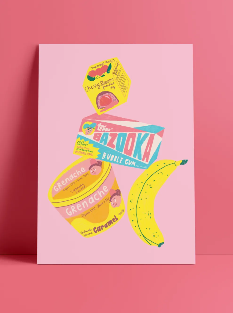 ANNE JULIE DUDEMAINE Poster Stack of Snacks