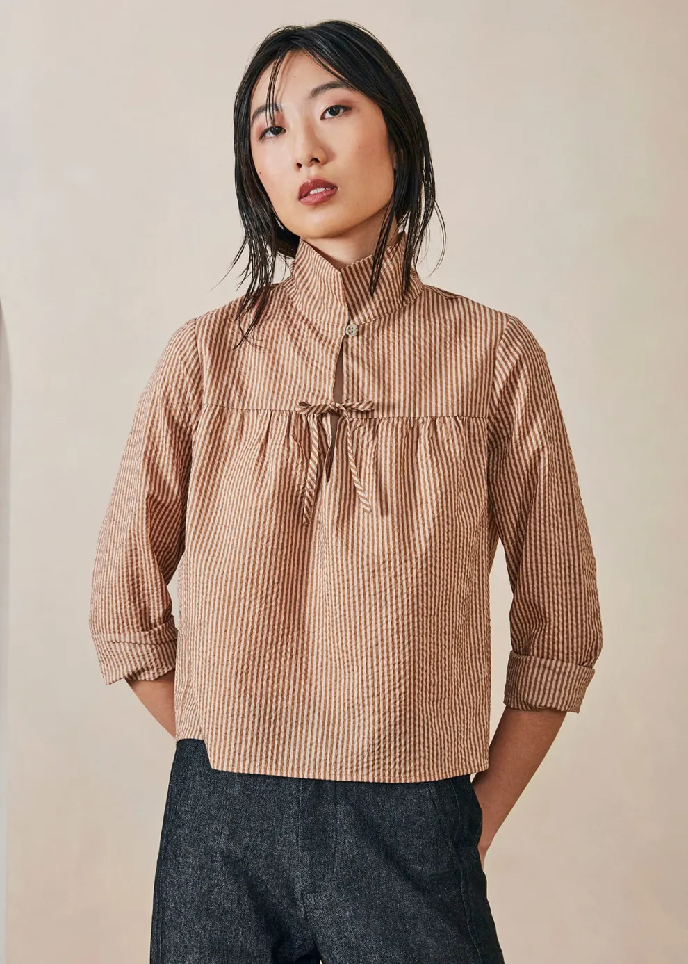 DAGG & STACEY Phoebe Shirt - Sand