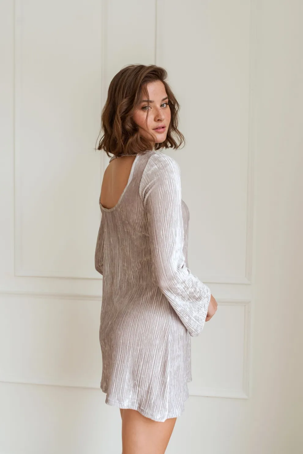 DAILYSTORY Horia Dress - Silver