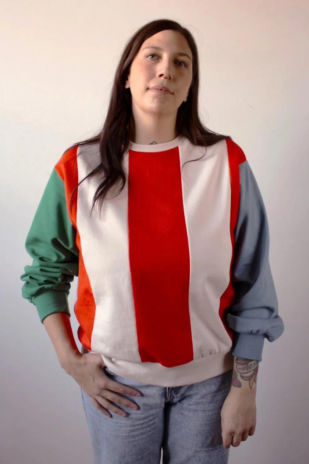 FABRIQUE Z Colorblock Sweater