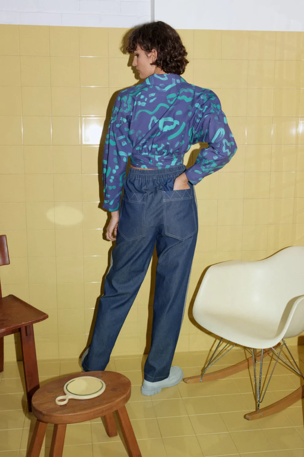 EVE GRAVEL Silla Trousers - Denim