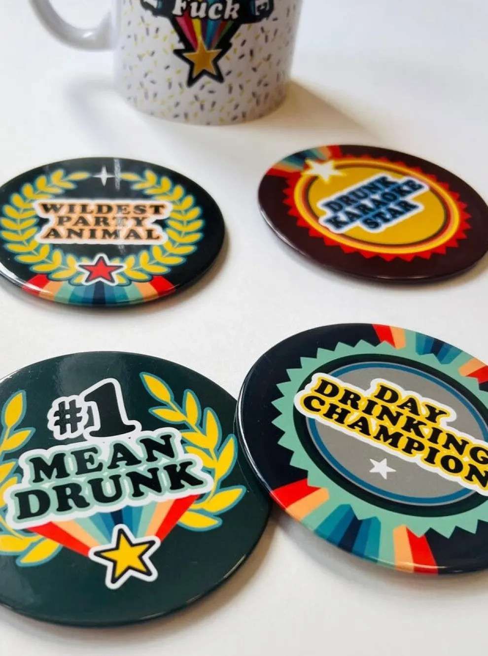 MERCI BONSOIR Coasters - Bastard