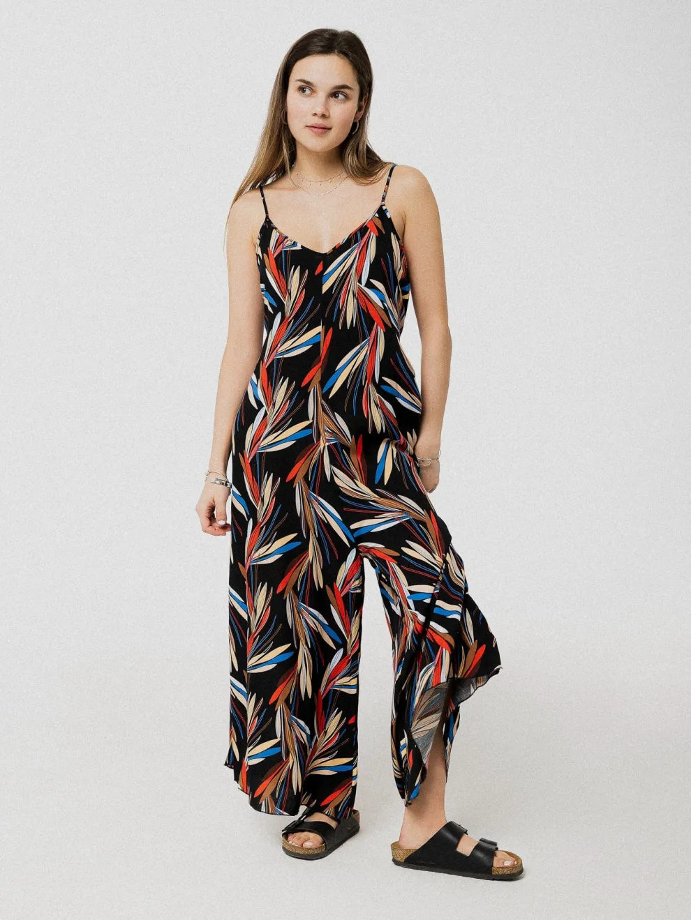 PINEAPPLE BANANAS Melissa Jumpsuit - Black pattern