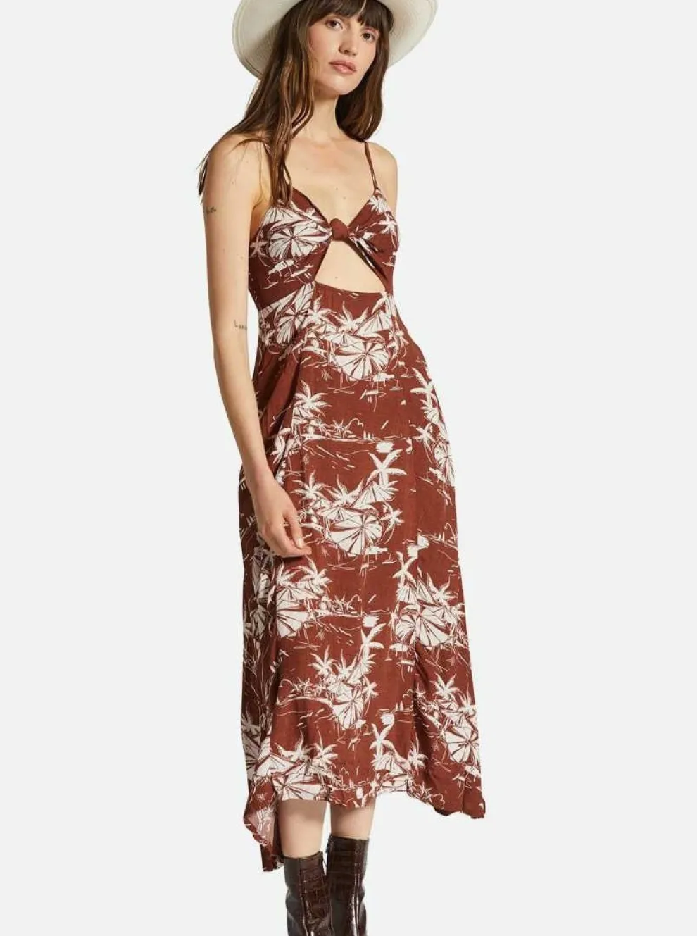 BRIXTON Riviera Dress - Sepia