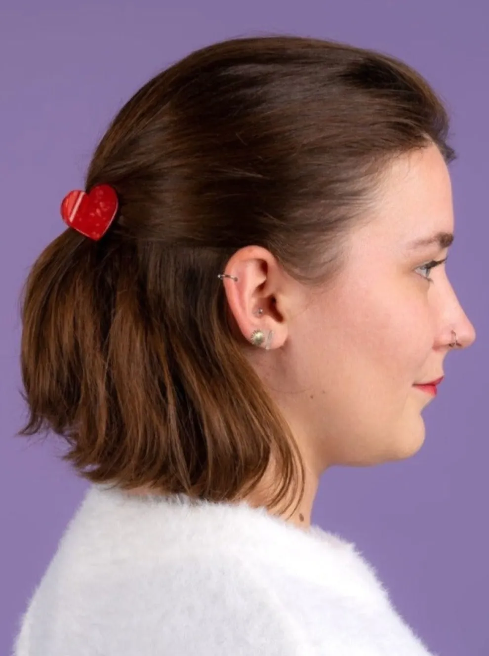 COUCOU SUZETTE Mini Hair Clip - Heart