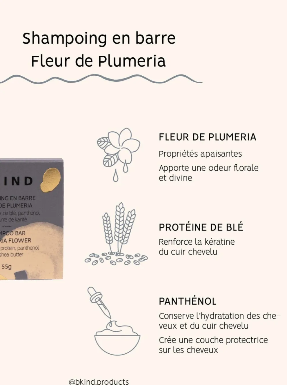 BKIND Shampoo Bar - Curly or frizzy hair